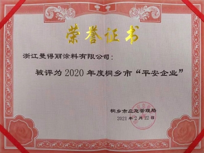 2021-2-22桐鄉(xiāng)市平安企業(yè)